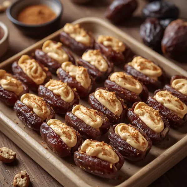 Frangelico Cream Cheese Stuffed Dates