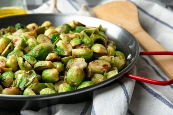 Roasted Brussels Sprouts With Garlic