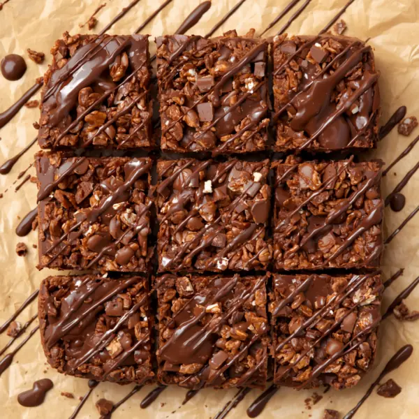 Healthy Chocolate Rice Crispy Treats