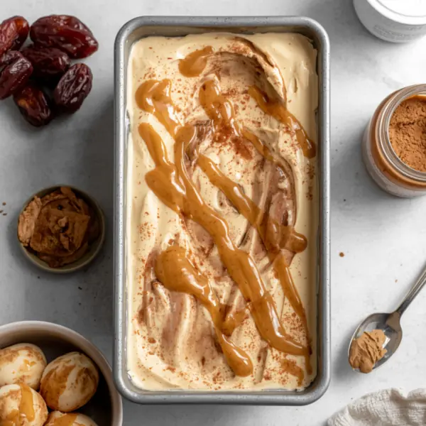 Vegan No-Churn Cinnamon Roll Ice Cream