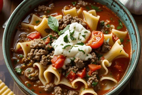 Warm Your Soul Lasagna Soup