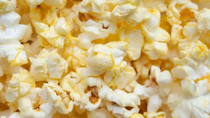 Close up of popcorn