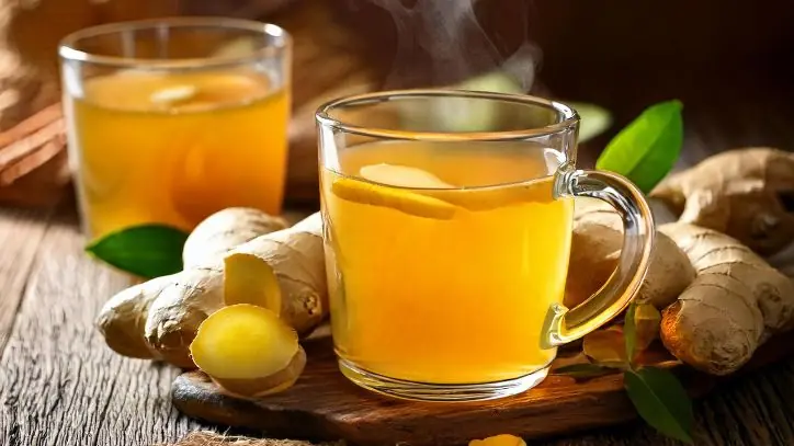 Ginger and turmeric tea