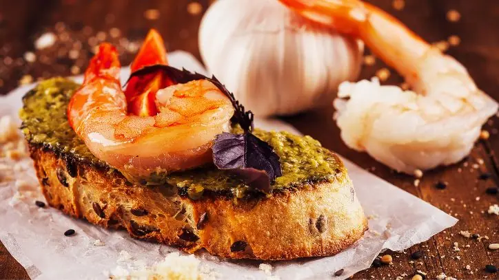 Bruschetta with Shrimp