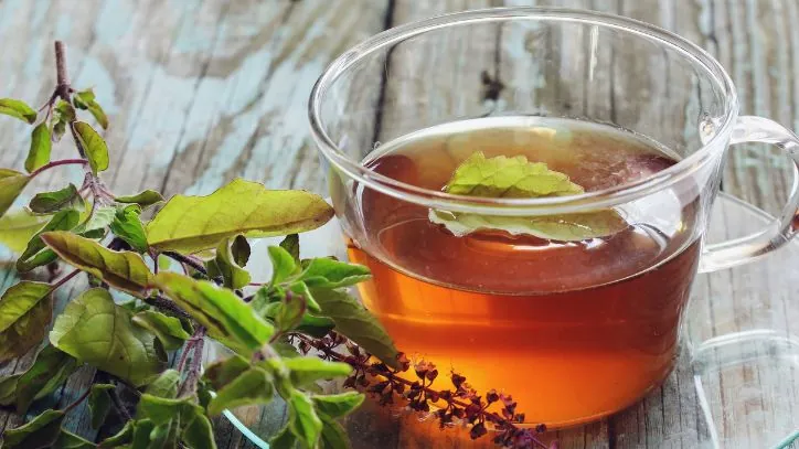 Cup of hot Tulsi Tea