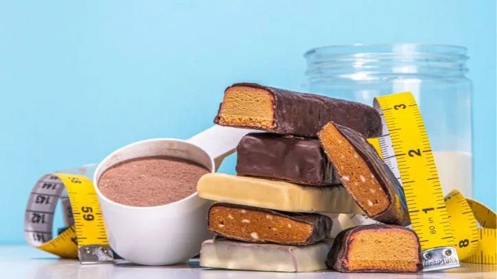 Protein bars and protein powder