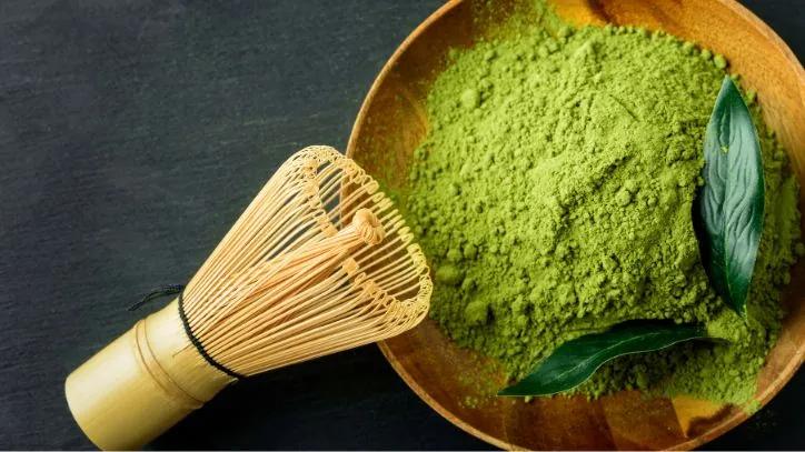 Bowl of Matcha powder
