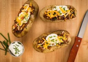 Easy, Quick, and Healthy Back-To-School Dinners – Barbecue Loaded Potatoes