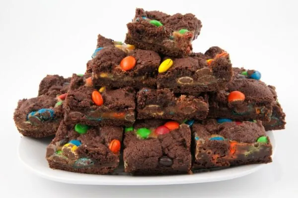 Halloween Trash Brownies