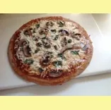 Cheesy Mushroom Pizza
