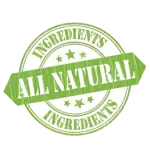 all natural ingredients label